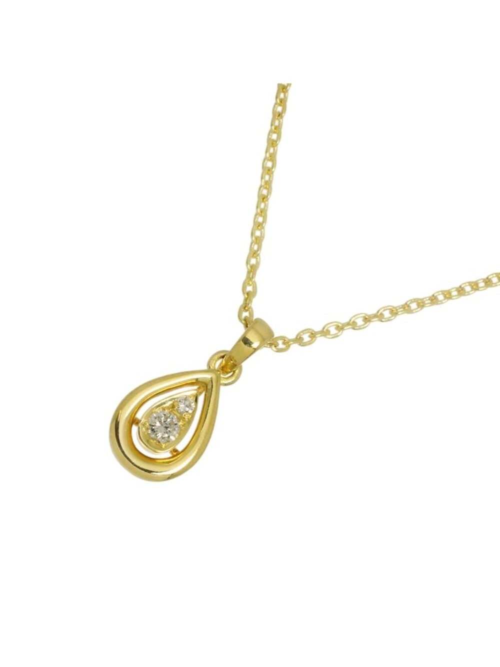 Dior Diamond Necklace 40 18K Yellow Gold